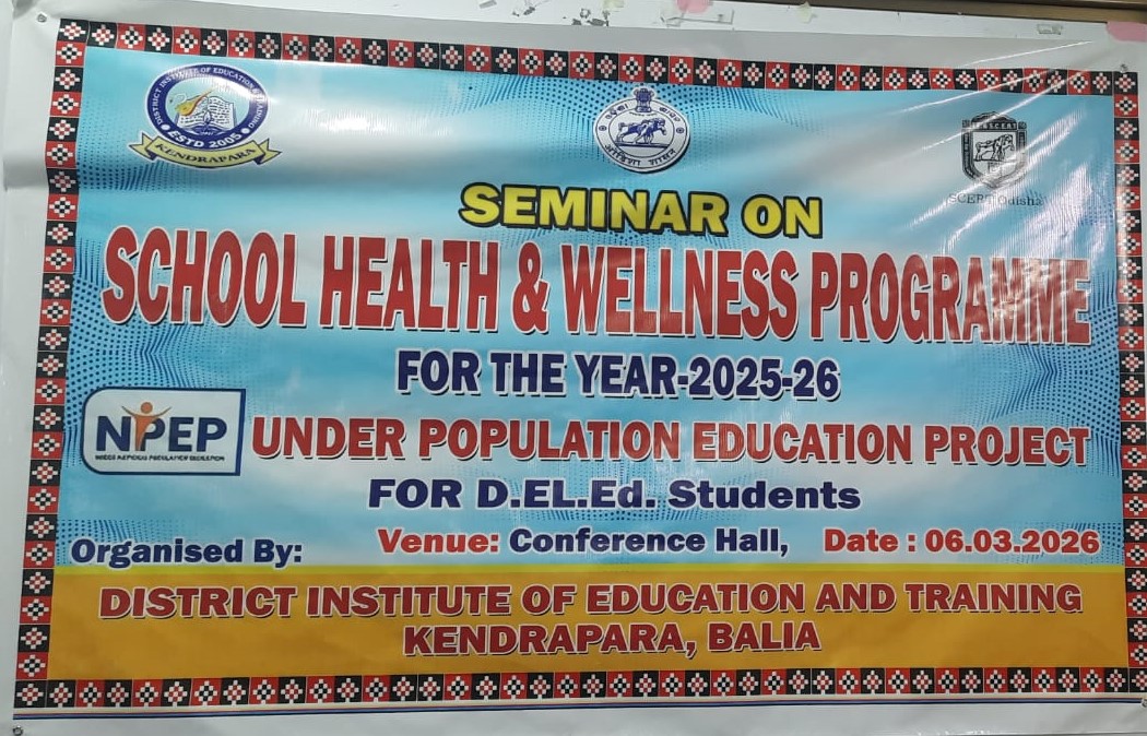 SEMINAR ON SCHOOL HEALTH & WELLNESS PROGRAMME  ON 06.03.2026